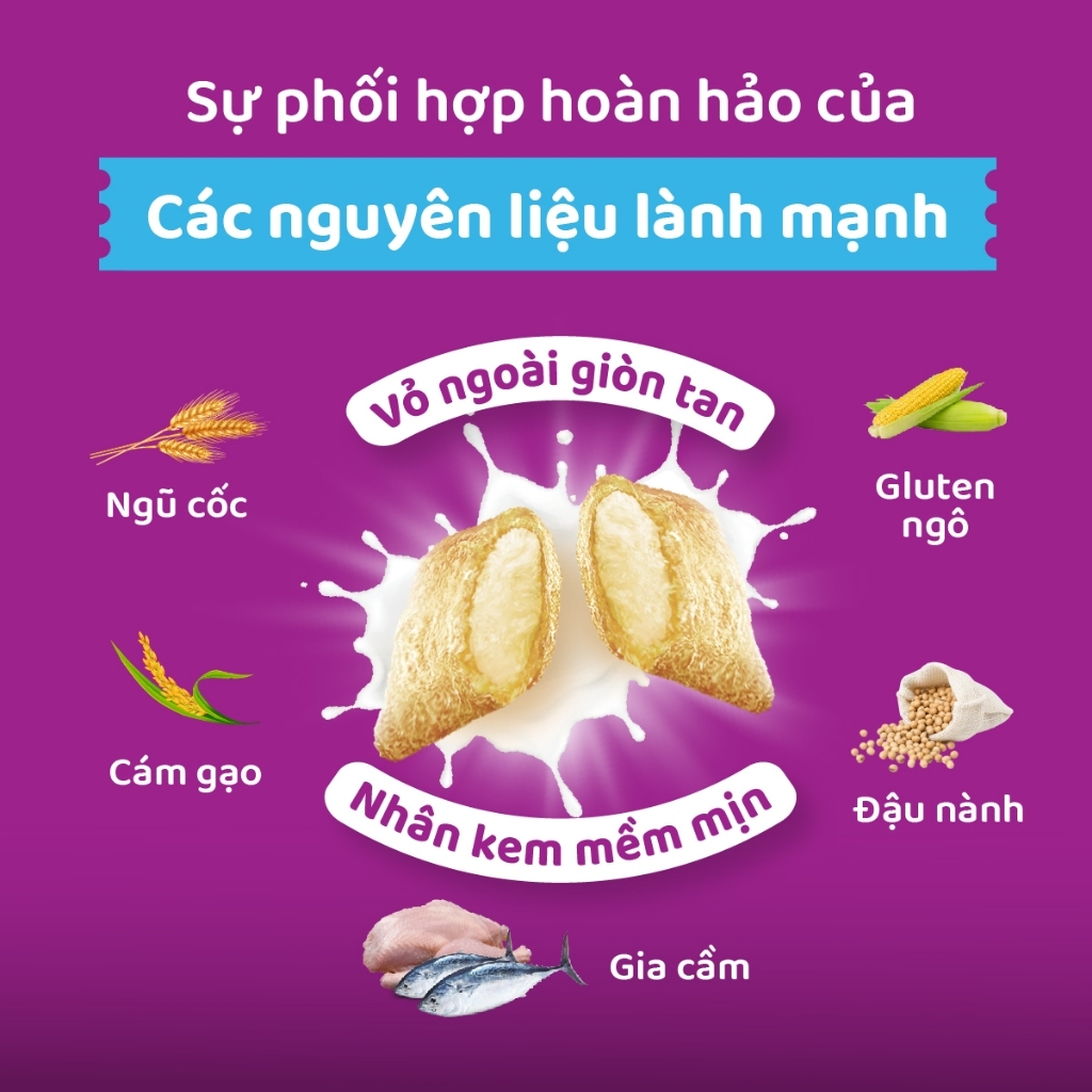 Thức Ăn Hạt Cho Mèo Con Whiskas Kitten - Gói 450gr