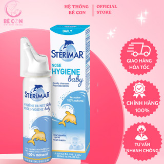 Xịt mũi muối biển sterimar pháp cá heo vàng