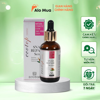 Serum làm dịu, phục hồi, cải thiện sẹo rỗ và vết thâm do mụn để lại Ecotop chiết xuất Ốc Sên - Snail Repair Serum  50ml