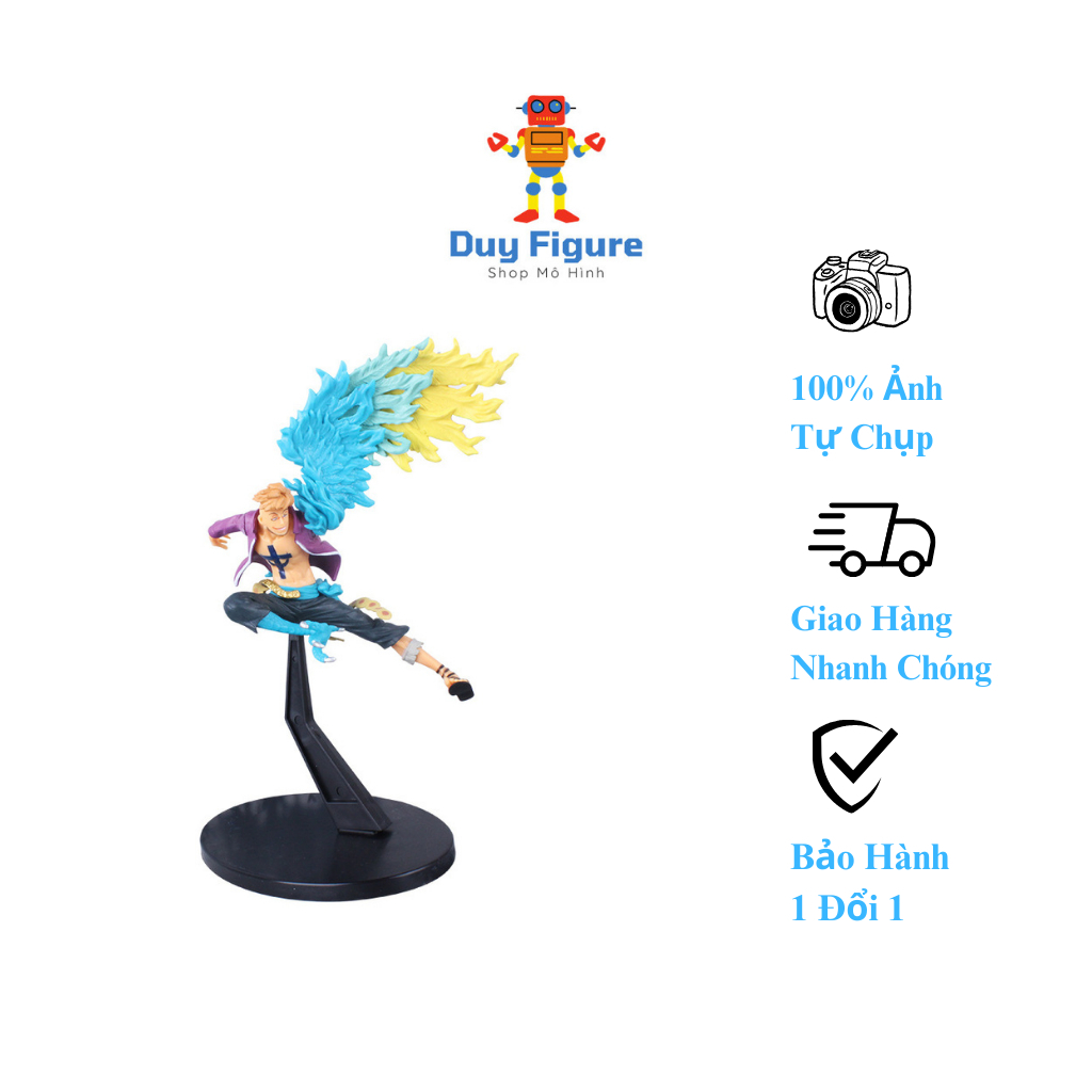 Mô hình one piece Duy Figure phượng hoàng marco băng hải tặc râu trắng cao 15cm , figure nhân vật an
