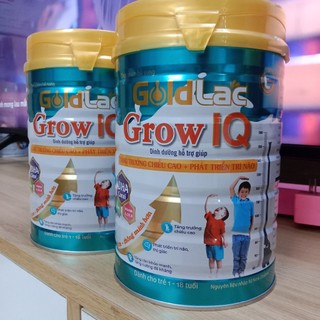 Sữa tăng chiều cao cho trẻ 1-18 tuổi goldlac grow iq lon 900g, date 2026