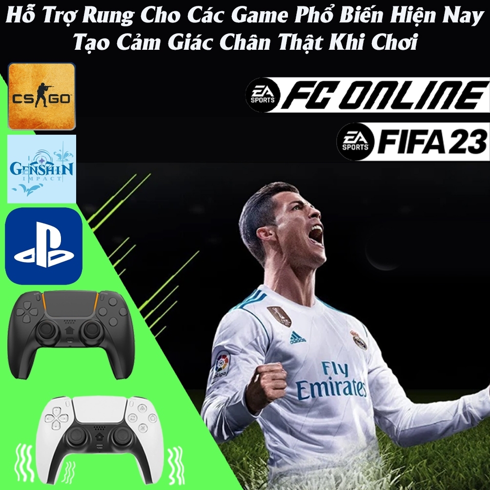 Tay Cầm Chơi Game Fifa Online 4 Có Rung , Cảm Biến Đa Chiều Chơi Game Chân Thực | PES2022 | FIFA ONLINE 4 | FIFA 22