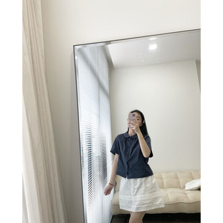 ÁO SƠMI NAVY CHẤM BI