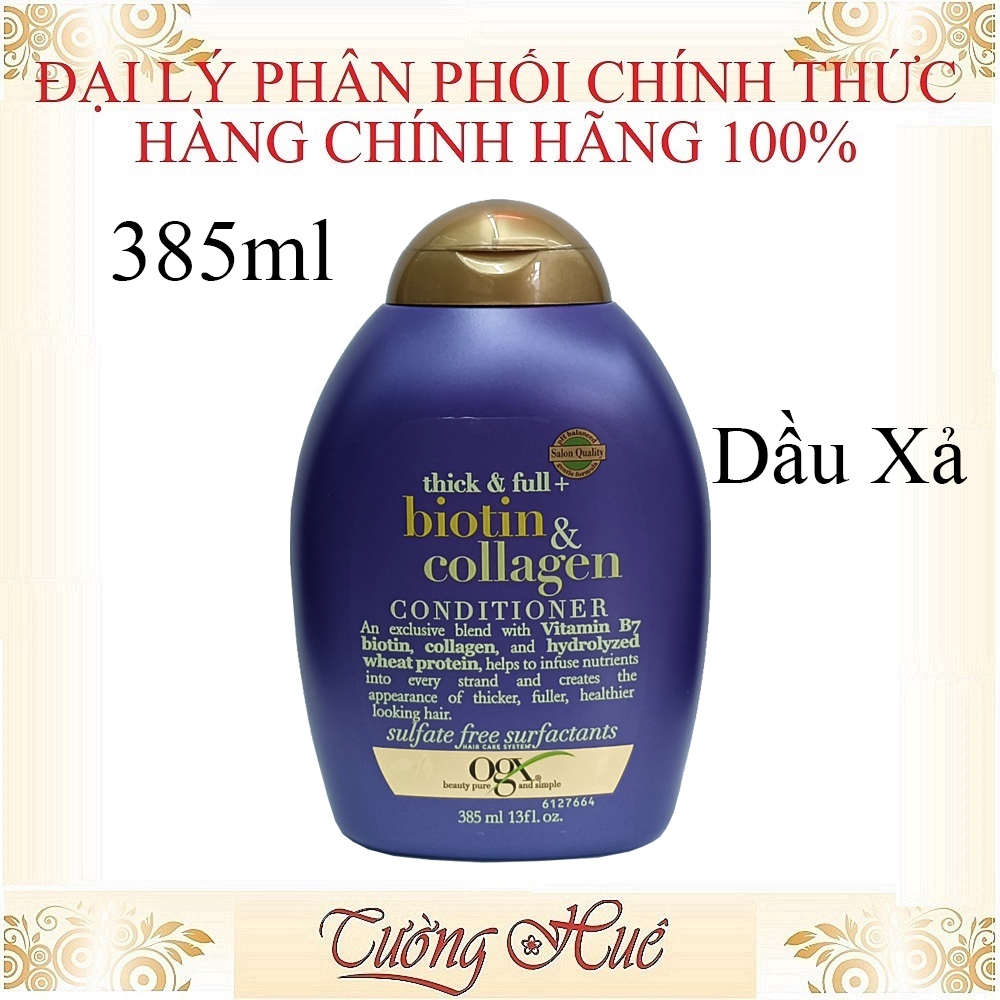 Dầu Xả OGX Biotin & Collagen - 385ml.