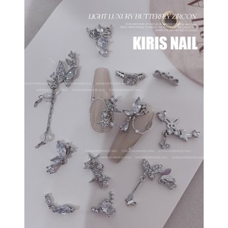 Charm bướm đá cao cấp đính móng- giá 1 charm
