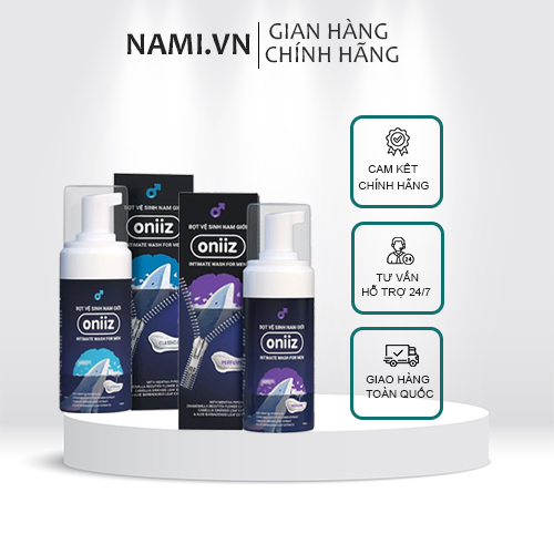 Bọt vệ sinh nam giới Oniiz Dung dịch tạo bọt 100ml