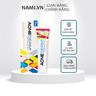  Kem giảm mụn mờ thâm mụn trắng sáng da Acne Derm 20% Azelaic Acid 20g 