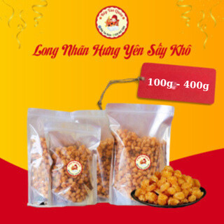 Long nhãn hưng yên sấy khô gói 100gr - 400gr bếp táo quân