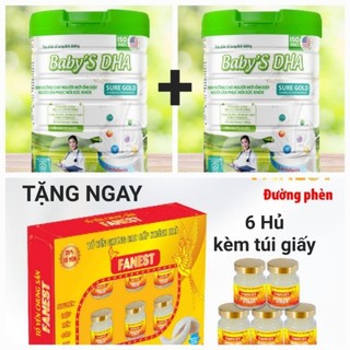 - Sữa bột DHA Baby's Sure Gold 900g dinh dưỡng cho người cần hồi phục sức khoẻ