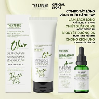 Combo Triệt Lông Nách Cafuné | Kem Tẩy Lông Nách Cafuné và Serum Arinica