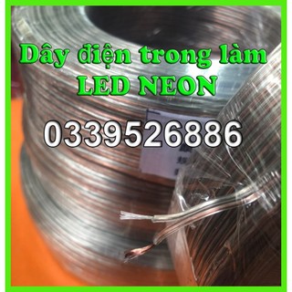Dây điện trong suốt dùng cho led neon, thiết bị điện
