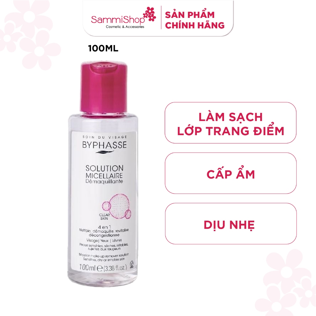 [ DATE 6.2026] Nước tẩy trang Byphasse 100ml
