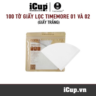Túi 100 giấy lọc cà phê Timemore V60 Cone Shaped