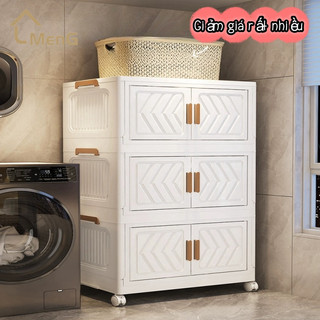 Tủ đựng quần áo gấp có chiều rộng 40-70, tủ đựng quần áo gấp bằng nhựa từ tính không cần lắp đặt, chất liệu PP