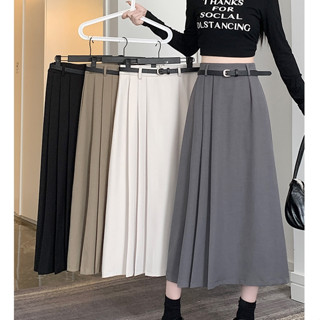  Chân Váy Dáng Dài Xếp Ly Lưng Thun Phía Sau Che Khuyết Điểm Có Bigsize M099 