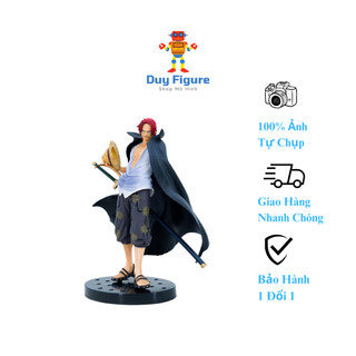 Mô hình One piece tứ hoàng Shank tóc đỏ cao 17cm, figure nhân vật anime vua hải tặc Duy Figure, mô hình trang trí