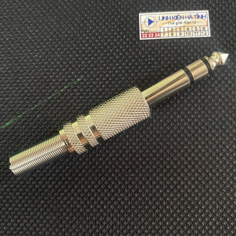 5 cái Jack hàn dây micro 6 ly hai kênh dạng thẳng , jack micro 6 ly - CL17