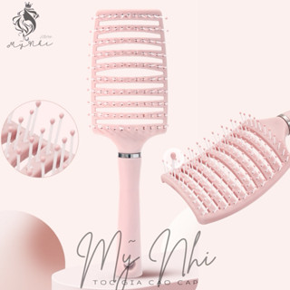 Lược Bán Nguyệt Gỡ Rối Chải Phồng Cho Tóc