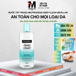 Nước tẩy trang neutrogena deep clean micellar purifying water 400ml _bchoice