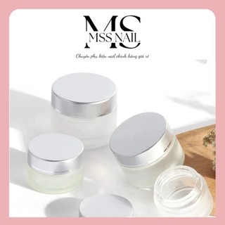Hủ đựng lưu huỳnh nail , cốc thủy tinh