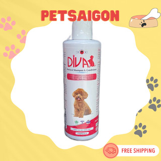 [CHÍNH HÃNG] SỮA TẮM DIVA DƯỠNG ẨM CHO MỌI LOẠI CHÓ -  CHAI 400ML