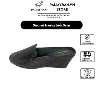 Sục nữ trung tuổi da bò thật cao 5cm palmyran ST30