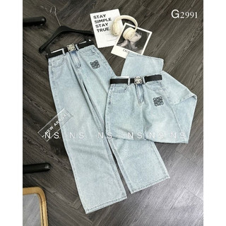 Quần jean from suông dáng dài Ulzzang - LQJ400
