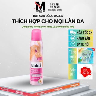 Bọt cạo lông balea, kem ức chế mọc lông balea đức - _xchoice