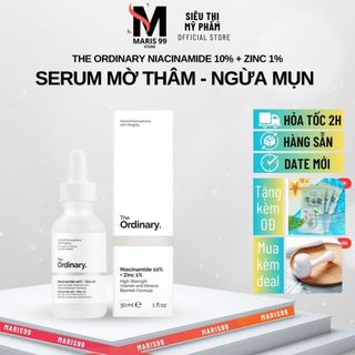 Serum THE ORDINARY Niacinamide 10% + Zinc 1% - Tinh Chất Giảm Mụn, Thâm the Ordinary _Achoice