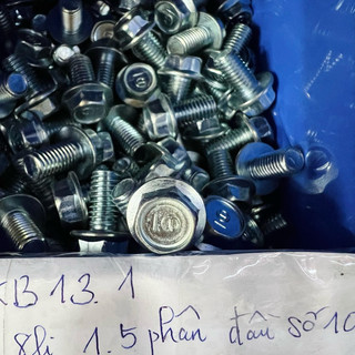 Ốc 8 li 1.5 phân đầu số 10 gắn xe máy (XB13.1)
