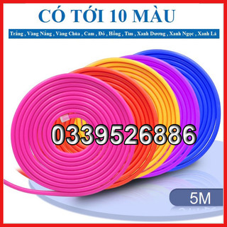 Cuộn led neon 5 mét 12v trang trí, uốn chữ quảng cáo siêu rẻ