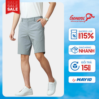 Quần short nam GENEROS MS009 quần đùi co giãn tốt nhanh khô ít nhăn tôn dáng