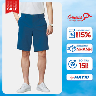 Quần short nam GENEROS MS011 quần đùi nam form suông siêu mềm thấm hút mồ hôi
