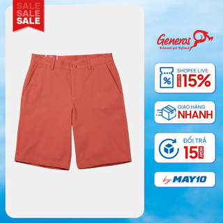 Quần short kaki nam GENEROS 160123132MF #6 vải cotton co giãn nhẹ