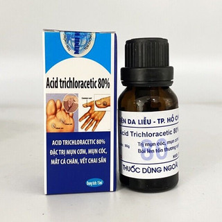 Mụn cóc, mụn cơm, mắt cá chân, vết chai sần, sùi mào gà viện da liễu hcm - acid trichloracetic 80%