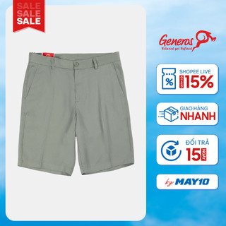 Quần Short Kaki GENEROS 160123282MF Moss Green quần đùi nam cottontrẻ trung năng động