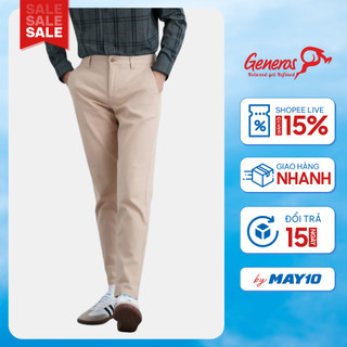 Quần kaki nam GENEROS MF020123001 kakhi quần dài nam vải cotton mềm cao cấp đứng form