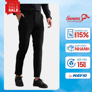 Quần kaki nam GENEROS MF020123001 nhiều màu quần dài nam vải cotton mềm cao cấp đứng form
