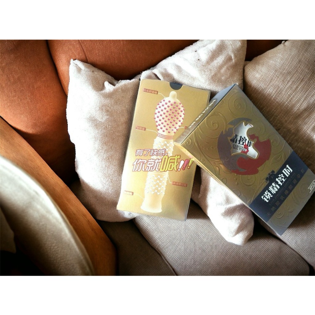 Bao cao su gai cao cấp co thắt điểm  G 5D - hộp 8 bao