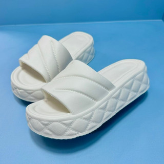 Dép quai ngang nữ 3TDEP, dép lê bánh mì nữ (chọn tăng 1 size) chất liệu EVA siêu nhẹ độn đế cao 5cm