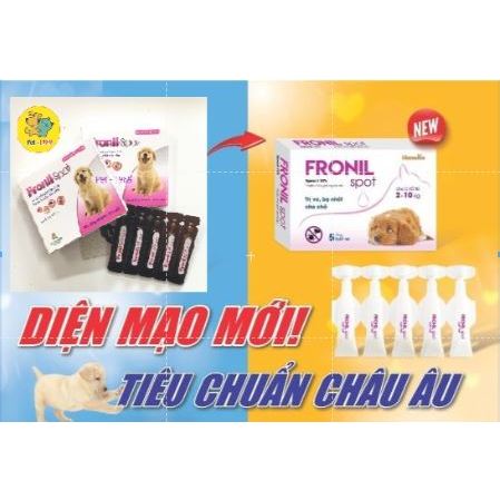 Fronil Spot  ( Vemedim ) Nhỏ Gáy Rận Bọ Chét , Ve cho chó ông 0.67 ml Pet-1989