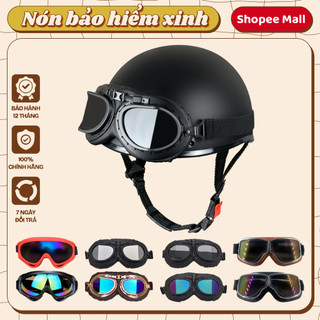 Kính phi công cao cấp gắn nón bảo hiểm - phụ kiện gắn mũ bảo hiểm