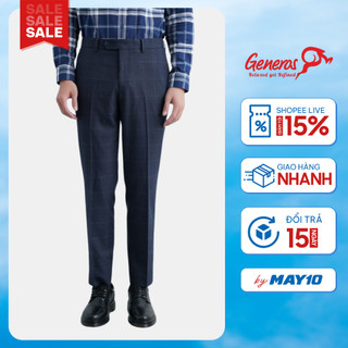 Quần âu nam GENEROS LD022 020123208MF quần tây nam basic co giãn nhẹ lịch lãm