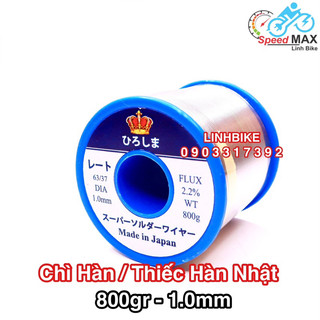 Chì hàn, thiếc hàn nhật cao cấp cuộn 800gram đường kính 1.0mm