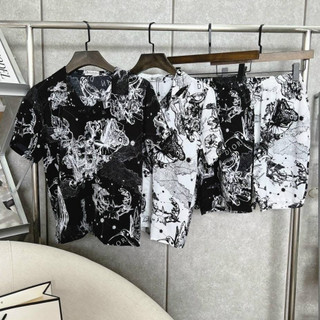 Bộ Đồ Mặc Hè Chất Lụa Cực Mát Phù Hợp Cả Nam Và Nữ