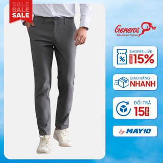Quần âu nam GENEROS 020122481MF VG058 quần tây nam basic co giãn nhẹ lịch lãm