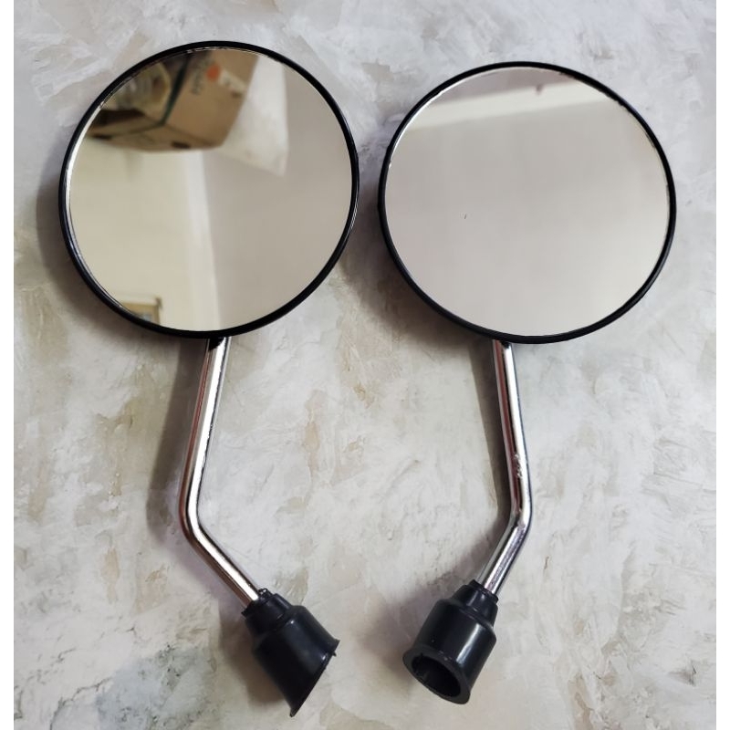 Cặp kiếng gắn cho xe Cúp 81, xe đạp điện và nhiều loại xe máy ( chân óc 8li )...( ren thuận ).