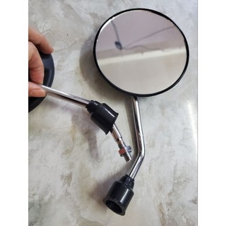 Cặp kiếng gắn cho xe Cúp 81, xe đạp điện và nhiều loại xe máy ( chân óc 8li )...( ren thuận ).