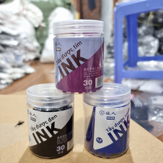 Mực ống xóa được, mực bút máy tẩy được INK 0025 luyện viết chữ đẹp cho bé