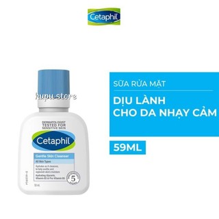 [59ml-CHÍNH HÃNG] SỮA RỬA MẶT NGỪA MỤN CHO DA NHẠY CẢM CETAPHIL GENTLE SKIN CLEANSER